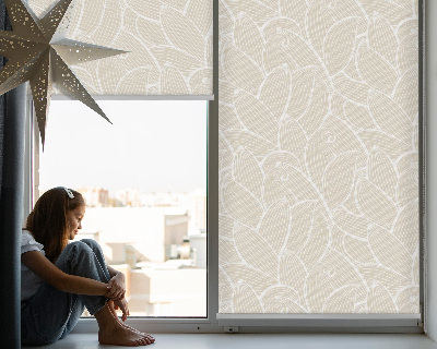 Modern roller blind Leaves
