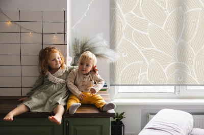 Modern roller blind Leaves