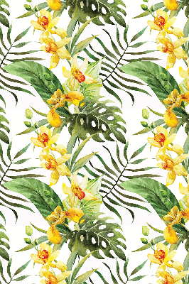 Fabric roller blind Yellow flower