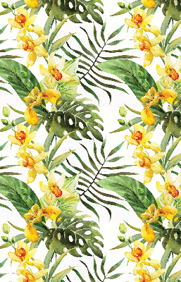 Fabric roller blind Yellow flower