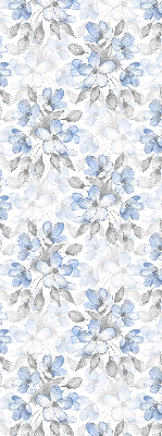 Roller blind for large window Flowers