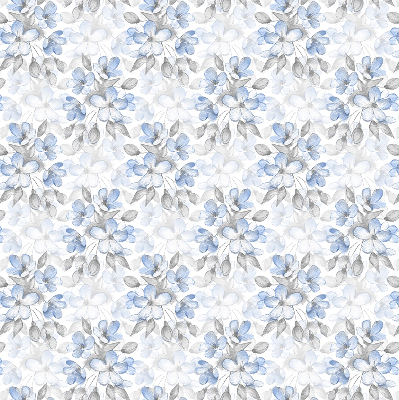 Roller blind for large window Flowers