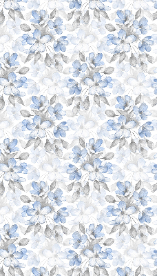 Roller blind for large window Flowers