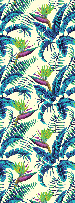 Fabric roller blind Tropical plants
