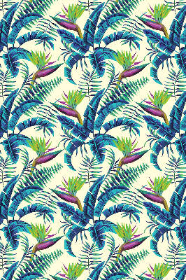 Fabric roller blind Tropical plants