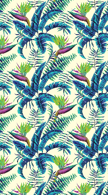 Fabric roller blind Tropical plants