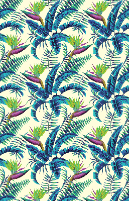 Fabric roller blind Tropical plants