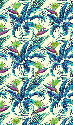 Fabric roller blind Tropical plants