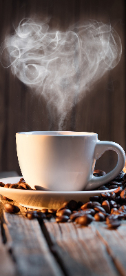 Modern roller blind A cup of coffee