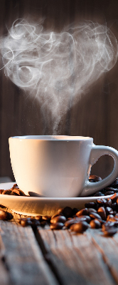 Modern roller blind A cup of coffee