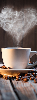 Modern roller blind A cup of coffee
