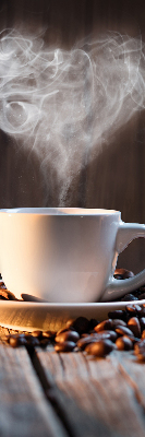 Modern roller blind A cup of coffee