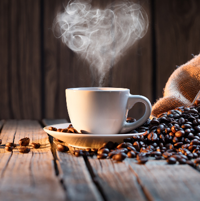 Modern roller blind A cup of coffee