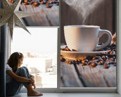 Modern roller blind A cup of coffee