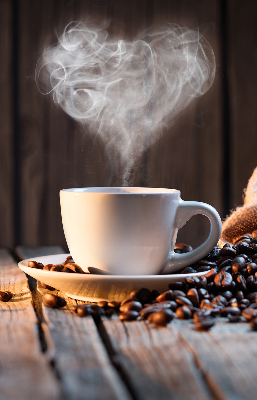 Modern roller blind A cup of coffee