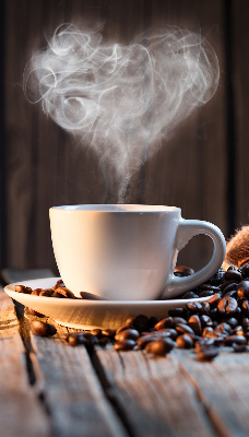 Modern roller blind A cup of coffee