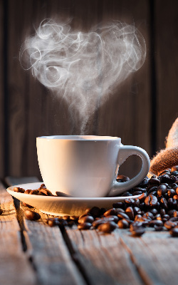 Modern roller blind A cup of coffee