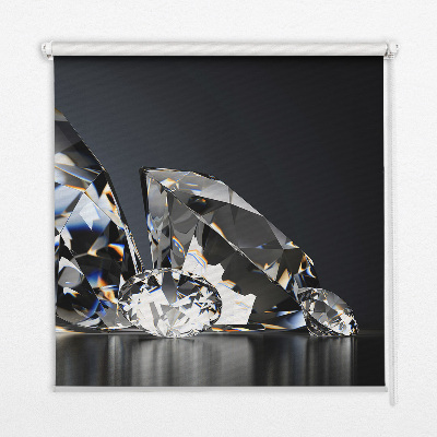 Modern roller blind Diamonds