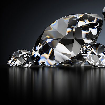 Modern roller blind Diamonds
