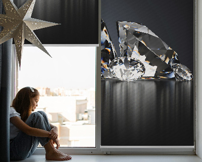 Modern roller blind Diamonds