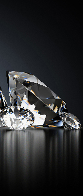 Modern roller blind Diamonds