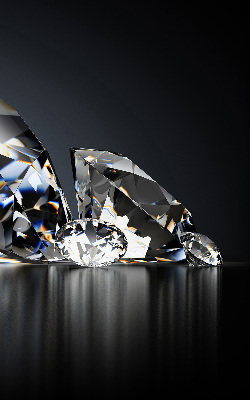 Modern roller blind Diamonds