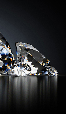 Modern roller blind Diamonds