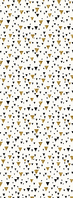 Roller blind for large window Triangles