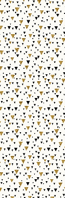 Roller blind for large window Triangles
