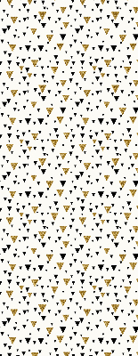 Roller blind for large window Triangles