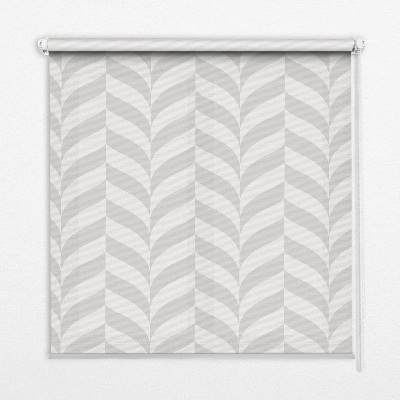 Fabric roller blind Gray herringbone