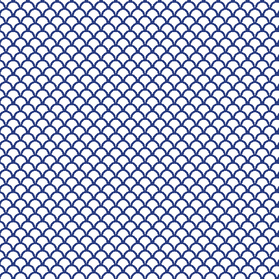 Modern roller blind Blue scales