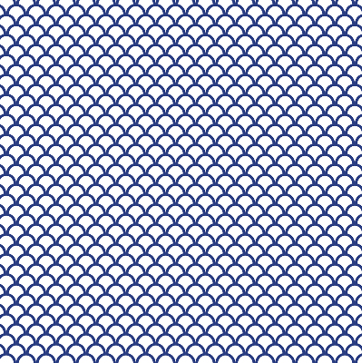 Modern roller blind Blue scales