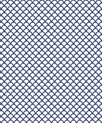 Modern roller blind Blue scales