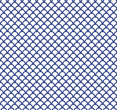 Modern roller blind Blue scales
