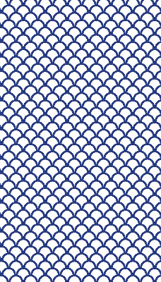 Modern roller blind Blue scales