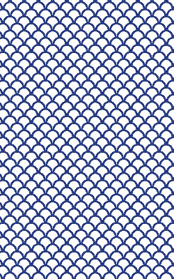 Modern roller blind Blue scales