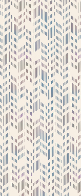 Roller blind for large window Striped fir