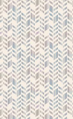 Roller blind for large window Striped fir