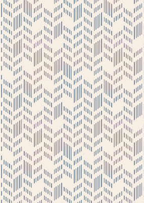Roller blind for large window Striped fir