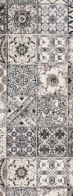 Modern roller blind Portuguese patterns