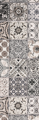 Modern roller blind Portuguese patterns