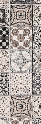 Modern roller blind Portuguese patterns