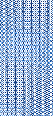 Modern roller blind Blue shapes