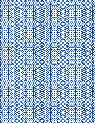 Modern roller blind Blue shapes