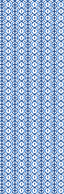 Modern roller blind Blue shapes
