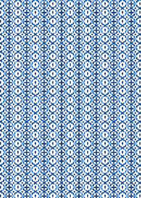 Modern roller blind Blue shapes