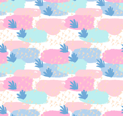Roller blind for large window Traces on a colored background