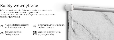 Fabric roller blind Gray marble