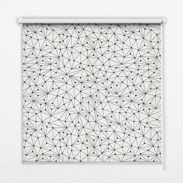 Modern roller blind Connected dots